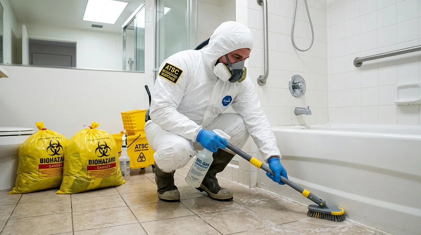 Decontamination equipment deployed for Blood Cleanup in DeForest